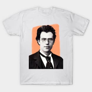 Famous Composer Gustav Mahler illustration T-Shirt